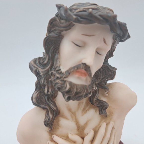 Jesus Resin Statue -New Vintage - Picture 11 of 11